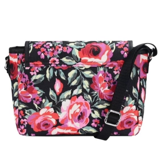 Lily Bloom Romantic Rose Blossom Women Julia Crossbody Bag Purse Handbag Tote - Picture 2 of 2